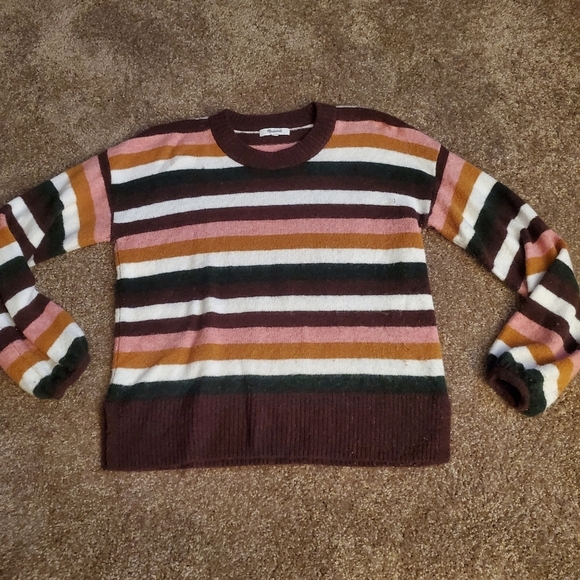 Madewell Striped Payton Pullover Size XS - Picture 8 of 8